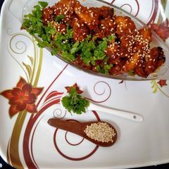 A picture of Dragon Chicken.