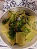 Paccheri cime di rapa e vongole