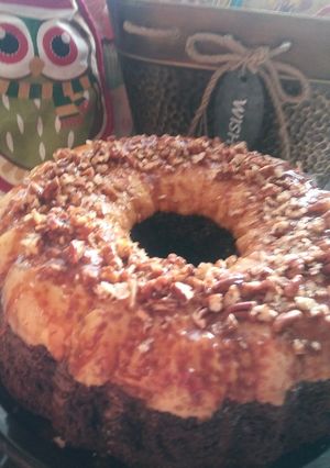 A picture of Chocoflan (Impossible Cake).