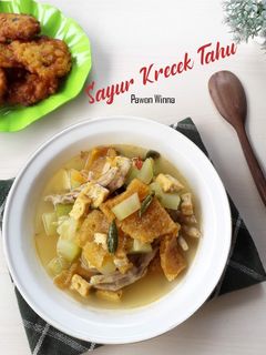 Foto resep 316.Sayur Krecek Tahu (Bumbu iris)