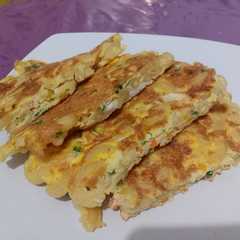 A picture of Martabak Makaroni.