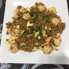 A picture of Ma Po Tofu.