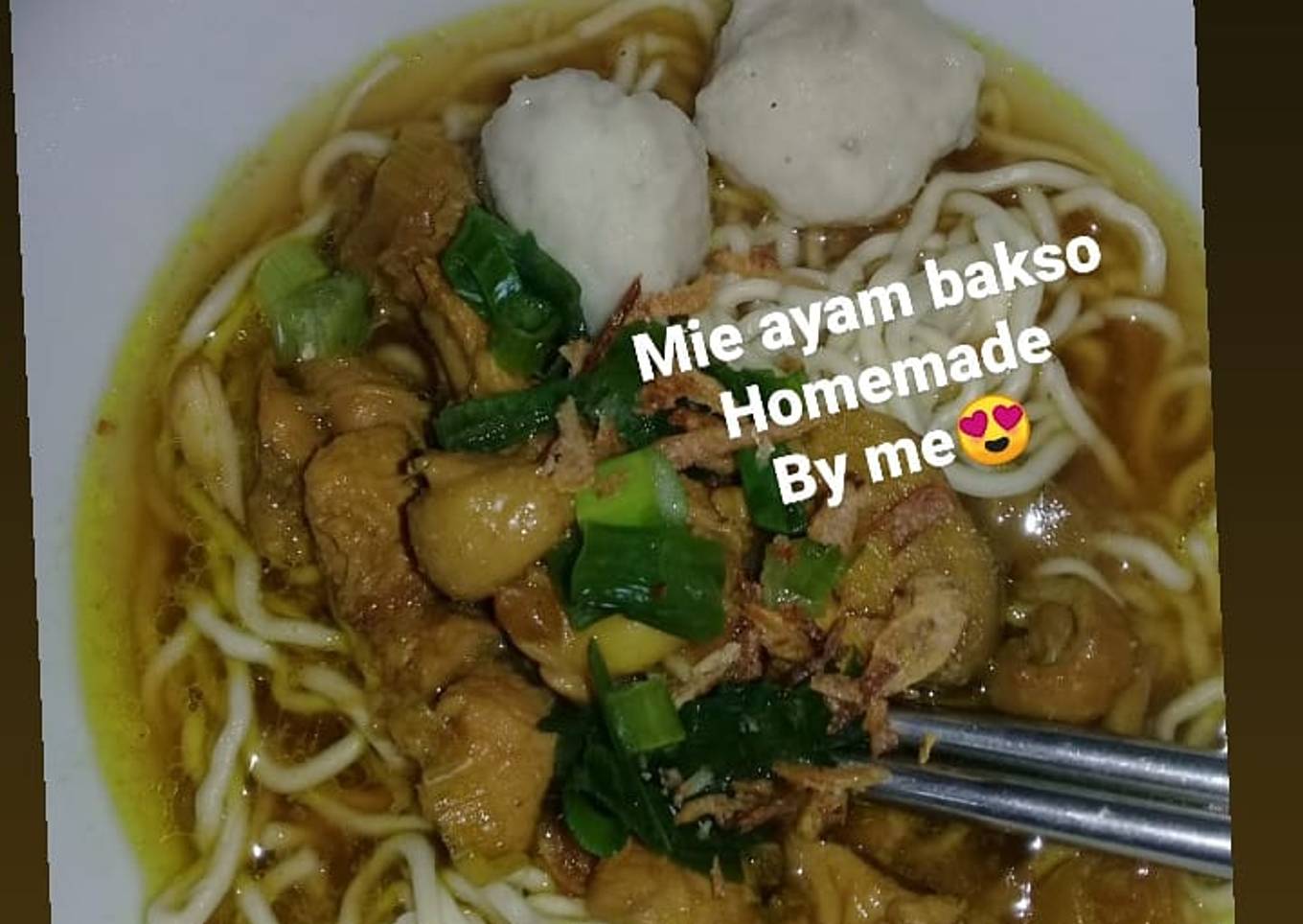 Mie ayam simpel enak