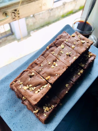 Langkah Gampang Menyiapkan Resep Brownies panggang yang  Bikin Ketagihan Anti Ribet, Uenak Banget