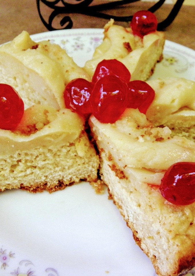 Una foto de Rosca de Pascua con manzana