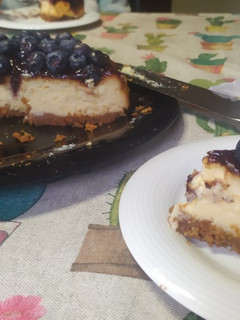 Una foto de Tarta de queso sin gluten ni lactosa