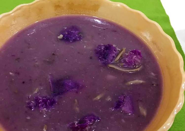 Cara Membuat Sup Keribang Sup Ubi Talas Ungu Tua Che Khas Singkawang Yang Renyah