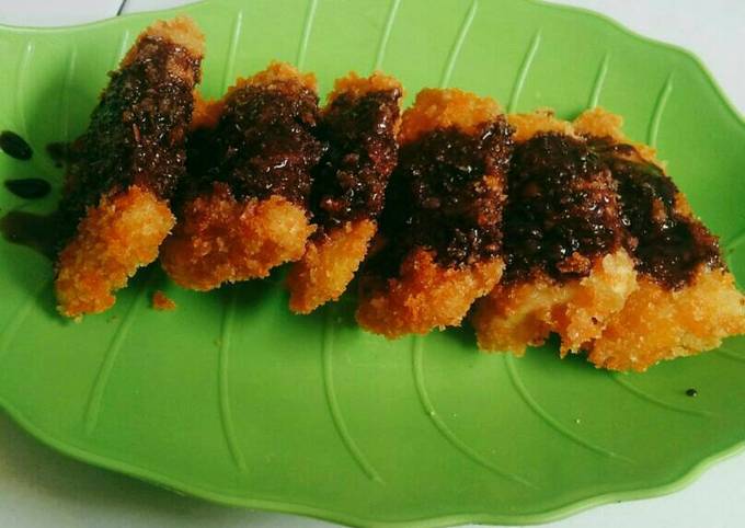 Pisang goreng tepung roti