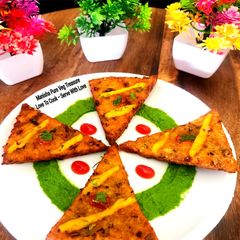 A picture of Bread Potato Crispy Bites - Party Starter Snacks - Easy & Quick In 20 Minutes.