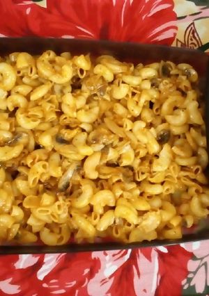 मशरूम मैकरोनी पास्ता (Mushroom Macaroni pasta recipe in Hindi) रेसिपी मुख्य फोटो