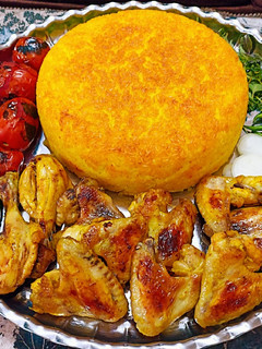 عکسی از دستور مرغ زعفرانی