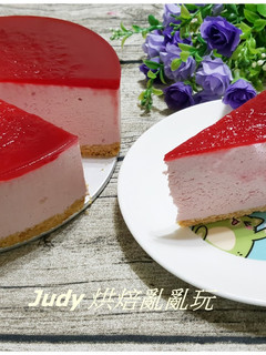 覆盆子慕斯蛋糕(免烤) 的食譜成品照片
