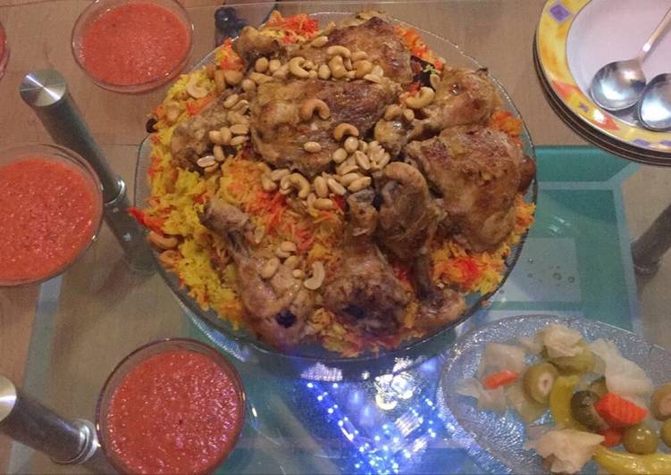 مندي الدجاج السوري 😋😋