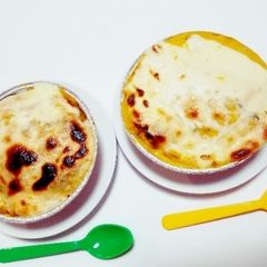 A picture of Pumpkin cheese gratin.