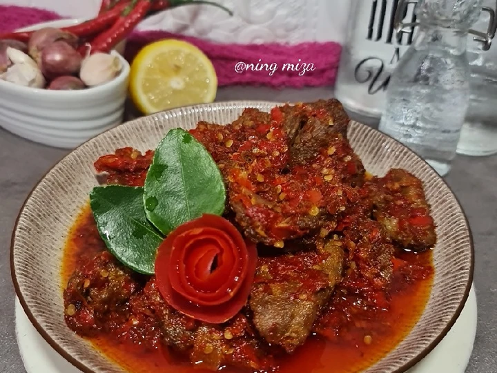 Cara Mudah Membikin Resep 176. Dendeng Balado yang Menggugah Selera Anti Ribet, Bisa Manjain Lidah