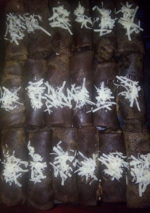 Foto resep Dadar gulung pisang coklat