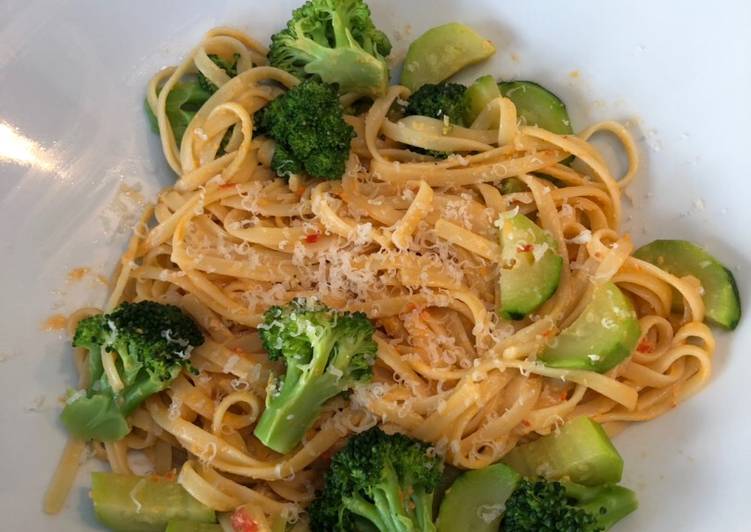 Recipe of Quick Houmous linguine