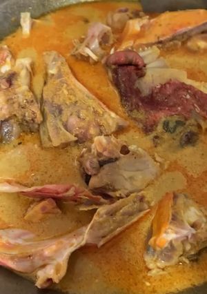Foto resep Gulai Kepala Ikan Kakap Merah