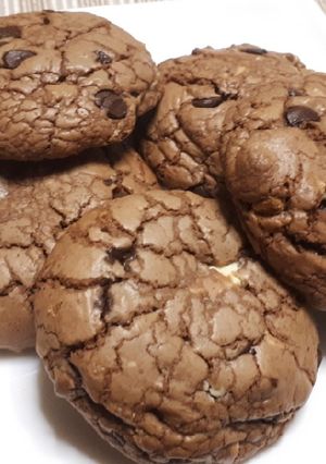 Φωτογραφία της συνταγής Soft cookies σοκολάτας