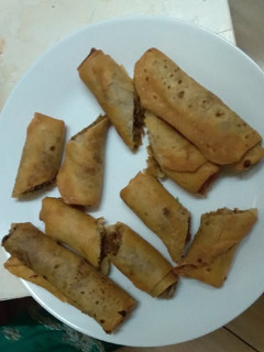 A picture of Veg spring rolls#eid challenge#wheat challenge # 4 weeks challen.