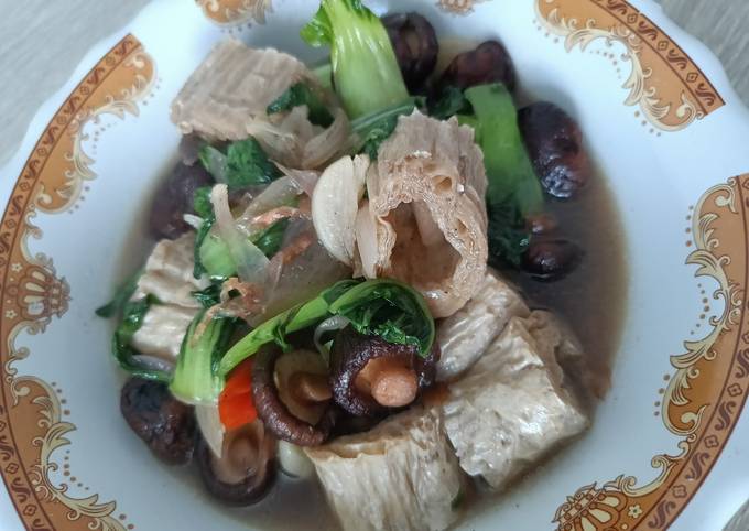 Tumis Jamur Kembang Tahu