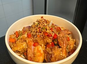 Foto resep Udang Goreng Tepung Cabe Garam