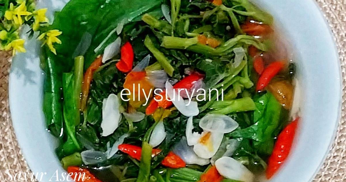 Resep Sayur Asem Kangkung Asam Rosela Oleh Elly Suryani Cookpad