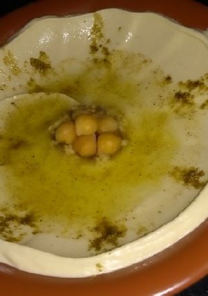صورة لوصفة سلطه حمص (مسبحه)