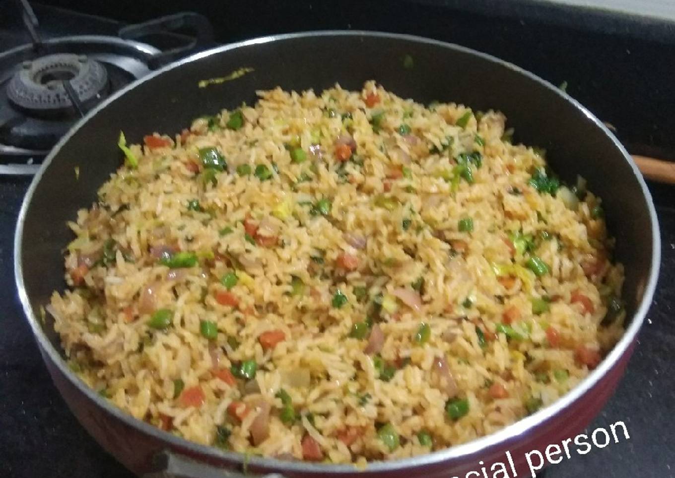 Schezwan rice