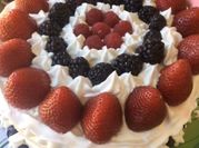 Una foto de crema chantilly sin azúcar