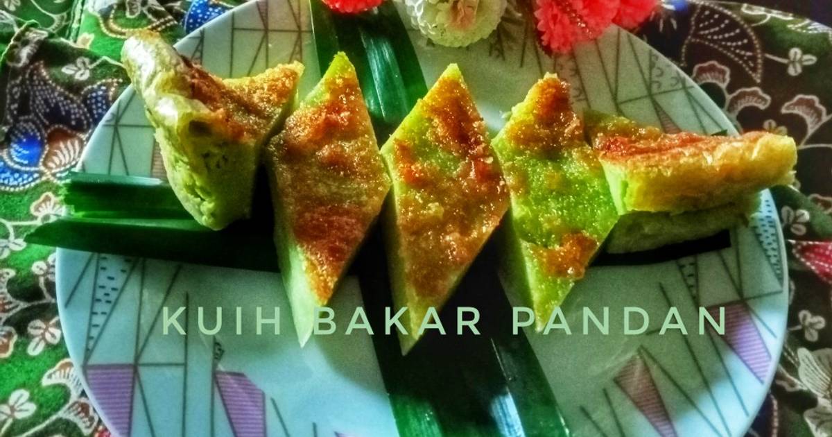 Resipi Kuih Bakar Pandan Oleh Kam Cookpad