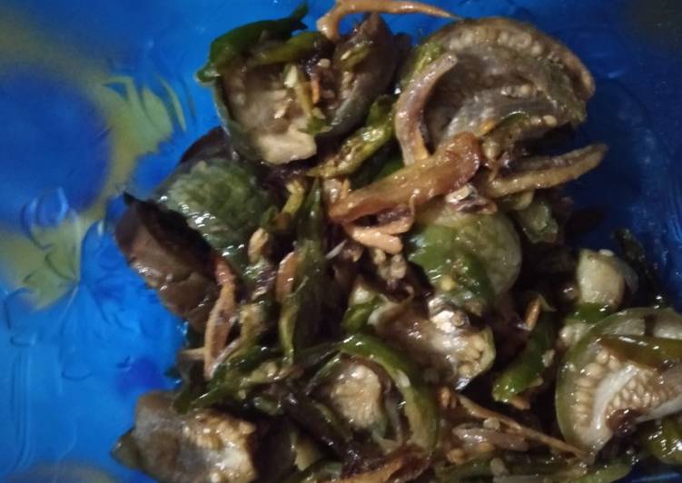 Oseng Terong hijau bulat