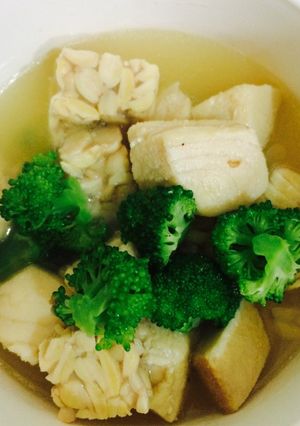 Foto resep Sop Tuna Brokoli Tempe (Mpasi 8m+)