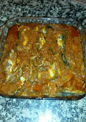 Una foto de Sardinas en olla de presión