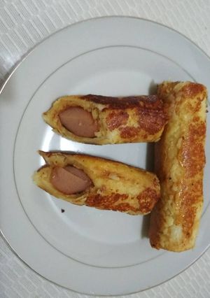 Foto resep Roti gulung bakar simple