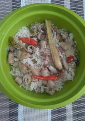 Foto resep Nasi Liwet Cumi Asin
