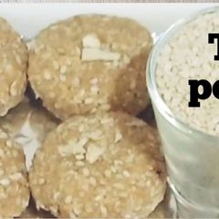 A picture of Make Til Peda Using only 3 Ingredients.