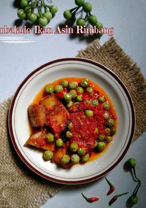 Foto resep Sambalado Ikan Asin Tenggiri Rimbang