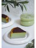 Matcha Uwi Burnt Cheesecake