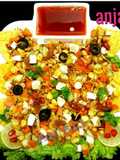 Crunchy Munchy protein salad with Nachos