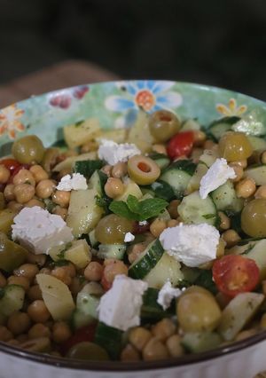 A picture of Simple potato salad.