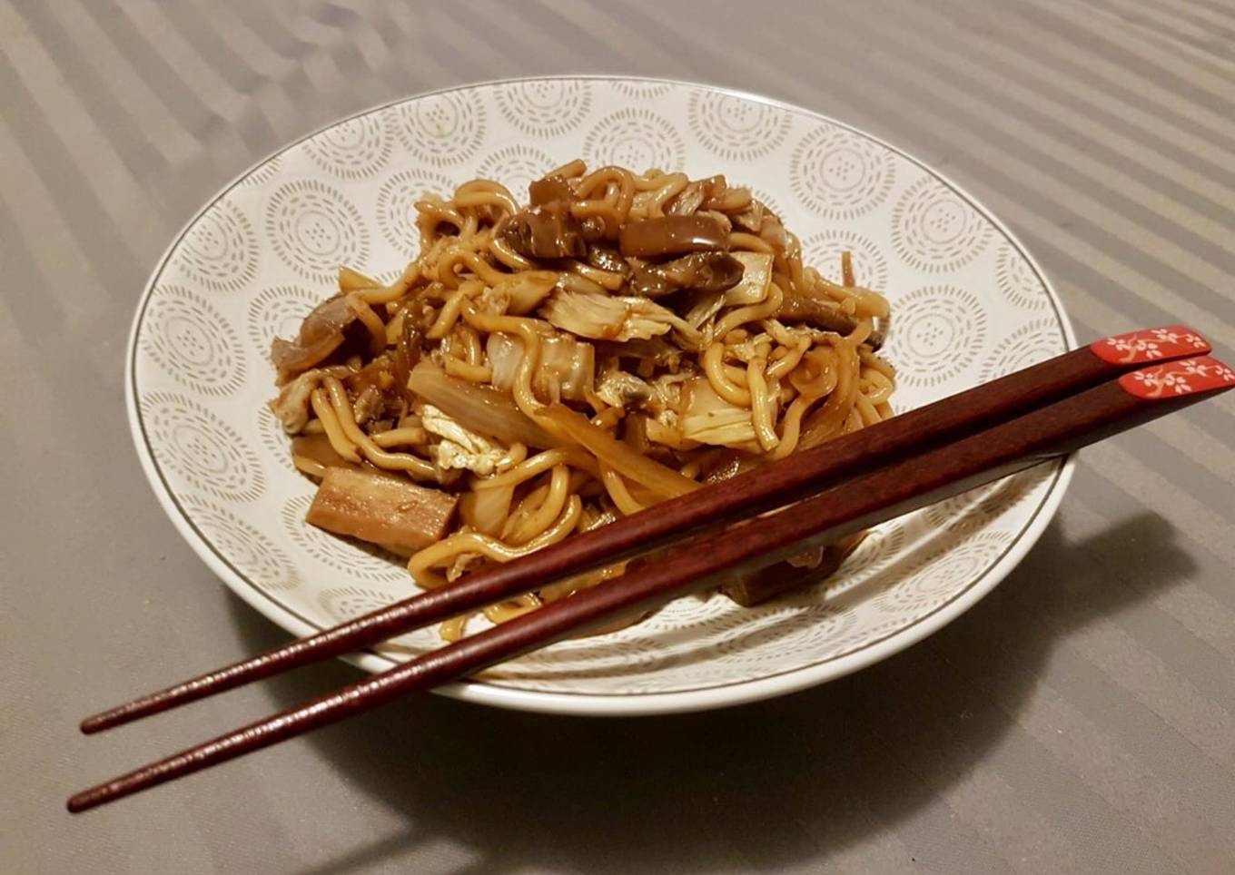Nouilles au chou chinois