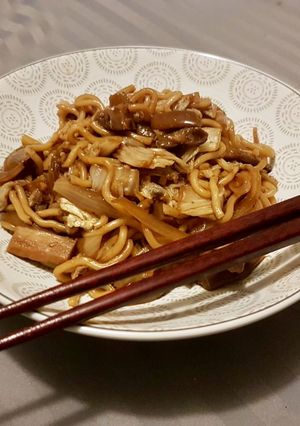 Une photo de Nouilles au chou chinois