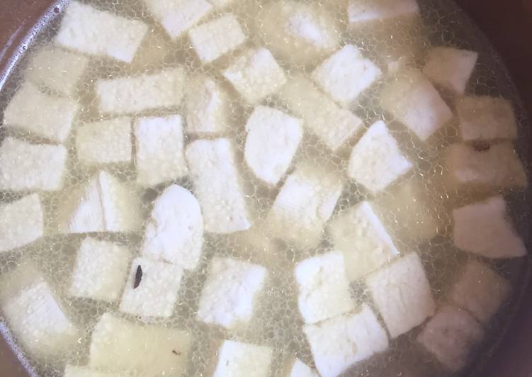 Sop Udang Tahu Simple