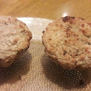 Muffins light de coco y castañas de cajú