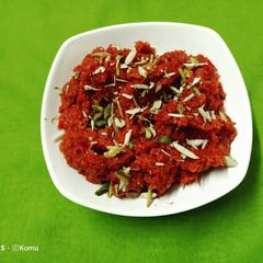 A picture of Carrot Halwa or Gajar ka Halwa.