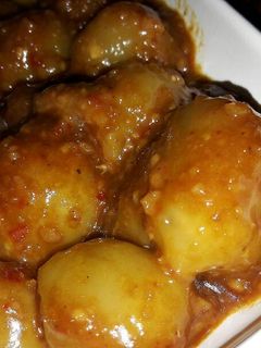 Foto resep Cilok isi daging bumbu kacang n kuah