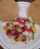 Ceviche de pescado con mango
