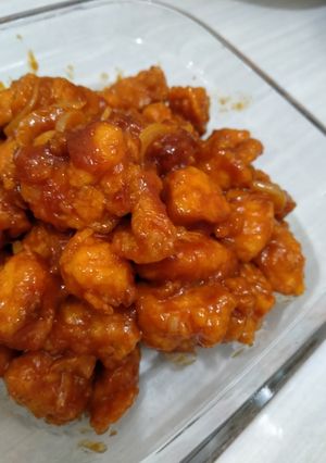 Foto resep Ayam popcorn asam pedas manis