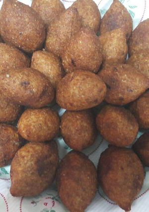 A picture of Fried Chicken Kibbeh.